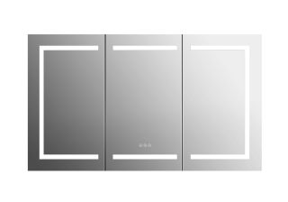 Зеркало-шкаф с подсветкой Aquatek AQ7124-MLC 120 см хром